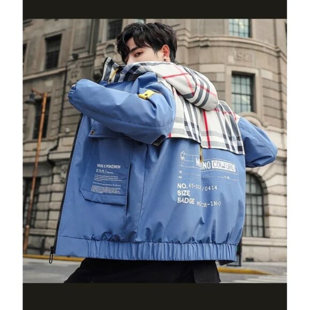 Reverb 10.Deep Pokémon Pikachu Y2K 90's Lightweight Windbreaker Jacket Blue Sz M